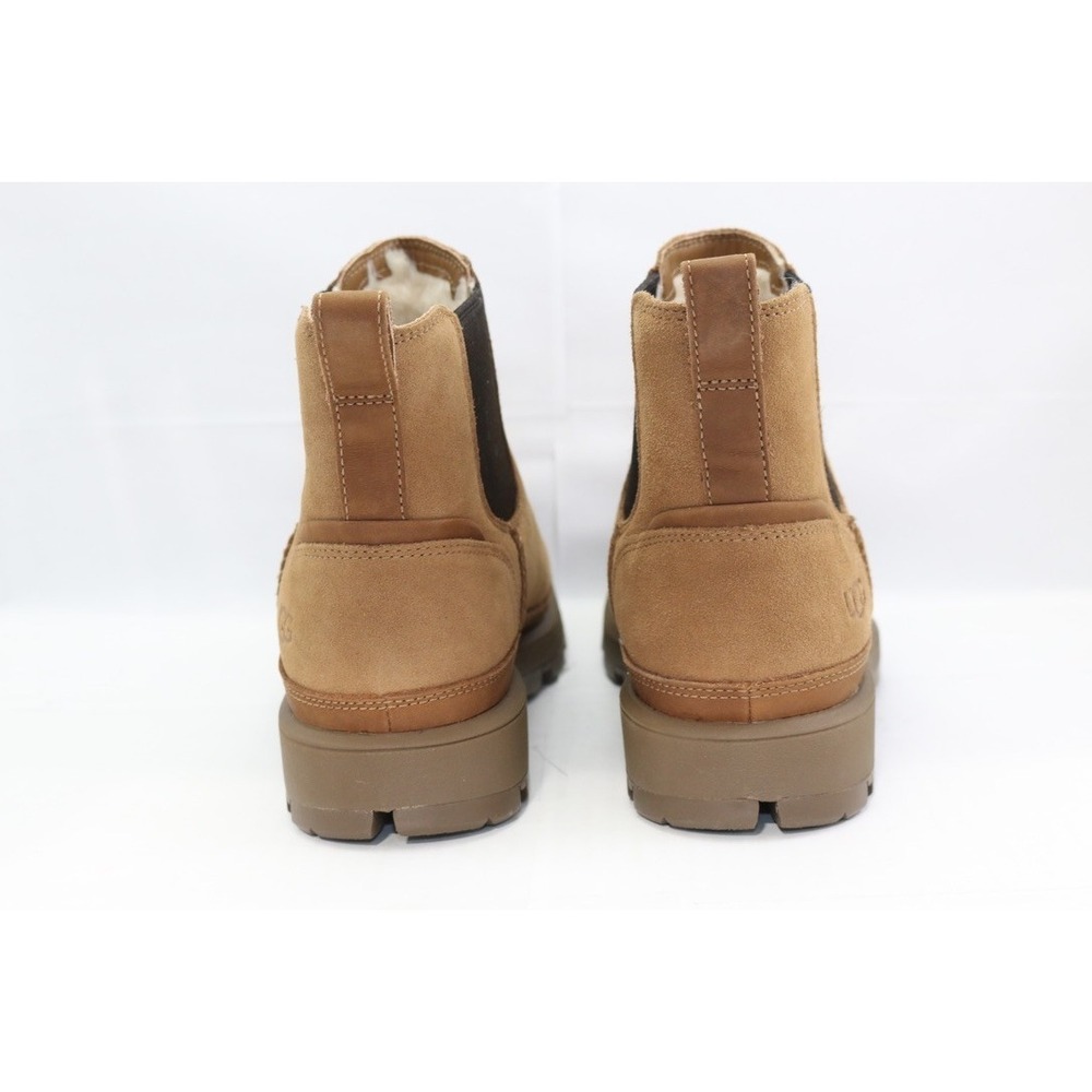 UGG CHELSEA MEN BOOTS LEATHER  Chestnut Size 7 / UK 6 / EU 40 / JP 25 - Picture 5 of 16